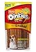 Hartz Oinkies Natural Smoked Mini Pig Skin Twist Dog Treat Chews - 50 Pack