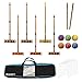 Maggift Six Player Croquet Set with Carrying Bag, 26-Inch
