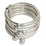 Handcrafted Rings Silver Indian Jewelry US Size 6.5 (rng345a)