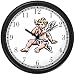 Sitting Cherub or Angel Theme Cherub or Angel Theme Wall Clock by WatchBuddy Timepieces (Hunter Green Frame)