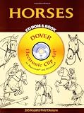 Horses CD-ROM and Book (Dover Electronic Clip Art)
