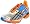Chrome Silver/Rhythm Orange/Blue/Black