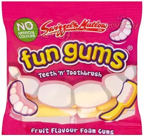 Swizzles Fun Gums Teeth n Toothbrush - 60 mini packs