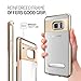 Galaxy Note 7 Case, Spigen [Crystal Hybrid] Metal Kickstand [Champagne Gold] Clear TPU / PC Frame Slim Dual Layer Premium Case for Galaxy Note 7 (2016) - (562CS20387)