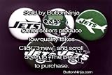 Set of 5 New York Jets Pins 1.25" Buttons NFL Football