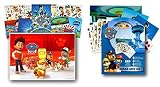 Paw Patrol Sticker Art Activity Set & Bonus Stickers ~ In Carrying Case ~ Favorite Paw Patrol Characters Including Skye, Everest, Ryder, Marshall, Rubble, Rocky, Chase, and Zuma