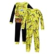 Boys' Sleepwear Spongebob Yellow 4 pc Pajama Set