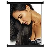 Olivia Munn Sexy Actress Fabric Wall Scroll Poster (16