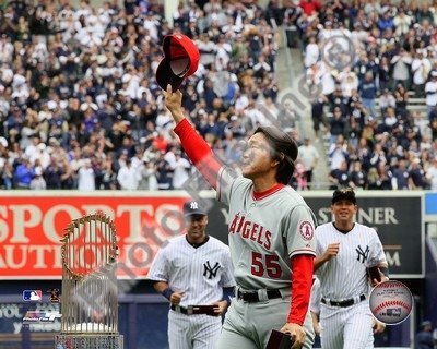 Hideki Matsui Angels w/Yankees WS Ring 8x10 Photo