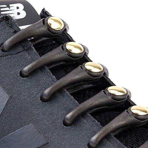 ELEMENTS-Black--Gold-Metallic-NoTie-Laces
