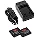 EZOPower 2 x KLIC-7004 / Fuji NP-50 / Pentax DL-I68 Battery + Travel Charger with Car Adpater for FujiFilm FinePix F850EXR, F900EXR, X20, XF1, X10, XP200, XP170, XP150, XP100, F800EXR, F770EXR, F750EXR, F660EXR, F600EXR, F550EXR, F500EXR, F505EXR, real 3d w3 Digital Camera