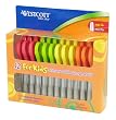 Westcott School Left and Right Handed Kids Scissors, 5" Blunt, Pack of 12, Assorted