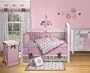 Banana Fish Baby Grace 9pc Crib Bedding Set, Girl, Pink Brown New