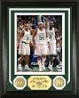 Celtics Big 3 Photo Mint W/ 2 24KT Gold Coins - Boston Celtics Plaque