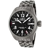 Invicta Men's 0190 Force Collection Black Dial Matte Grey Stainless Steel Watch