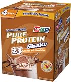 Sale  Pure Protein, Frosty Chocolate, 23 Gram, 4 - 12 oz Bottles On Sale