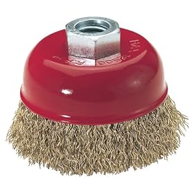 Steelex Plus D2294 2-1/2-Inch Wire Cup Brush, 14mm by 2.0 mm