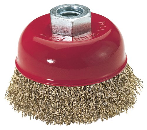 Steelex Plus D2294 2-1/2-Inch Wire Cup Brush, 14mm by 2.0 mm