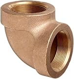 Lead Free Brass Pipe Fitting, 90 Degree Elbow, Class 250, NPT Female