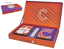 Clemson Tigers NCAA Gift Box Set (playing Cards & Dice)