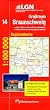 Topographische Sonderkarten Niedersachsen. Sonderblattschnitte auf der Grundlage der amtlichen topographischen Karten, meistens gr�sseres ... 1 : 100 000. Regionalkarte 14/N: CR 14