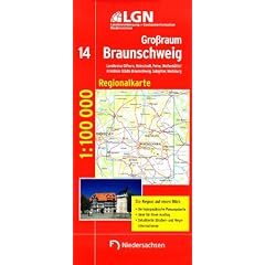 Topographische Sonderkarten Niedersachsen. Sonderblattschnitte auf der Grundlage der amtlichen topographischen Karten, meistens gr�sseres ... 1 : 100 000. Regionalkarte 14/N: CR 14