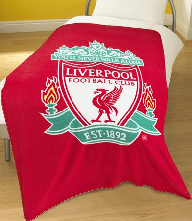 Zap Liverpool Red Crest Fleece Blanket