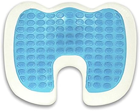 Gel Memory Foam Seat Cushion-Comfort Foam Is the Perfect Seat for Any Car, Truck or Other Auto, Wheelchairs, Office Chairs, and All Upholstery. High-density Orthopedic Gel Is Built to Last a Lifetime.