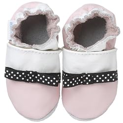Robeez Infant/Toddler Swiss Dot Bow Slip-On