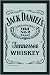 Jack Daniels - Bar Mirror (Vintage Logo) (Size: 9" x 12")