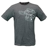 Bones Wheel Street Rat T-Shirt (Small, Black Heather)