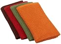 Bardwil Bar Mop 16 by 18 Assorted Kitchen Towel, Harvest, Set of 4
