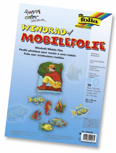 BRINGMANN MAX KG Folia 420230 - Mobilefolie transparent, 0,2 mm, 23 x 33 cm, 10 Bogen