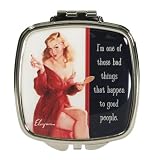 Compact Mirror Vintage Vixen (I'm One of Those Bad Things That Happen to Good People)