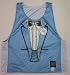 Powder Blue Tuxedo Lacrosse Reversible LAX Pinnie