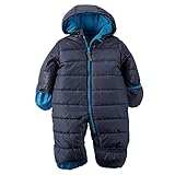 カーターズ Carter's 防寒 カバーオール フード付き 足つき ポリエステル100% 秋冬 Carter's Hooded Colorblock Bunting 6-9M (67-72cm) [