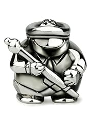 Sterling Silver Ohm Marching Band Drum Major Bead Charm AAM010