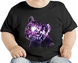 Galaxy Baby Tiger オーガニックベビーTシャツ 12 - 18 Months