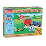 Melissa & Doug Farm Animal Train Set