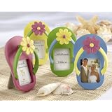 Flip-Flop Photo Frame with Flower Accent (Set of... by SHOPZEUS