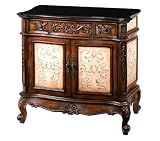 Heritage Bombe Chest Cabinet with Black Granite Top