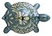 Medium Traditional Green Mexican Talavera Turtle