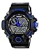 COCOTINA Mens Digital 50M Waterproof LED Alarm Multifunction Boy Sport Wrist Watch Blue