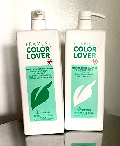 Framesi COLOR LOVER Smooth Shine Shampoo & Conditioner 33.8 oz ,1L , Duo deal