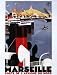 Marseille By Unknown. Canvas With 3/4 Inch Bars. 16.20 Inches Width By 23.83 Inches Height. Highest Quality Art Poster Print