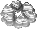 Fat Daddio's Cast Aluminum Petite Heart Ring Baking Pan