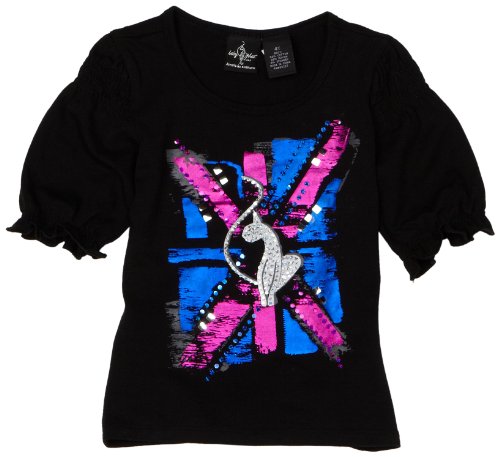 Baby Phat - Kids Girls Smocked Sleeve Tee