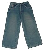 Boys' Denim Jeans in Distressed Sandblast Denim