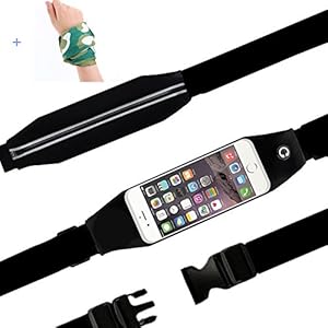 Joy Walker Running Belts Waist Fanny Pack for iPhone 6s/6s Plus Touch Screen - Workouts, Cycling, Hiking, Walking, Running, Fitness