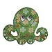 KRAKE 6,7 cm * 5,6 cm AUFN�HER B�GELBILD APPLIKATION Wasser TINTENFISCH WASSERTIER FISCH OZEAN MEER TIER Tintenfisch Oktopus AUFB�GLER